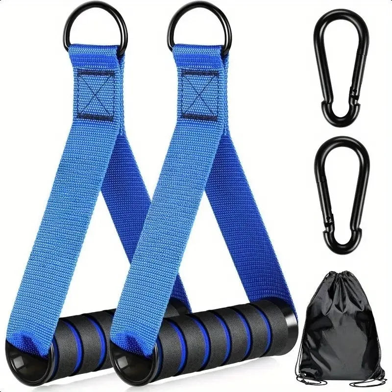 D-Ring Metal Gym Handle – Cable Machine & Resistance Band Attachment