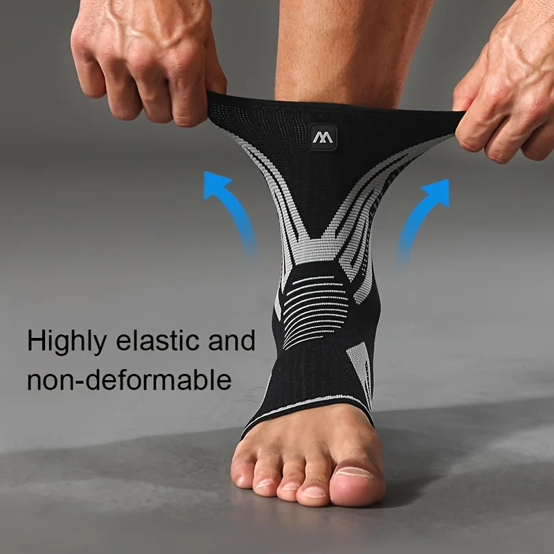 Ankle Joint Stabilizer Compression Sleeve - Sports Support for Men & Women