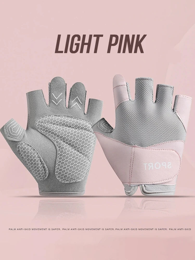 MarkhorAthletics™ Fitness gloves - anti-slip, anti-curl, semi-fingered wrist guards for bar exercises, sports, cycling, yoga, outdoor activities.