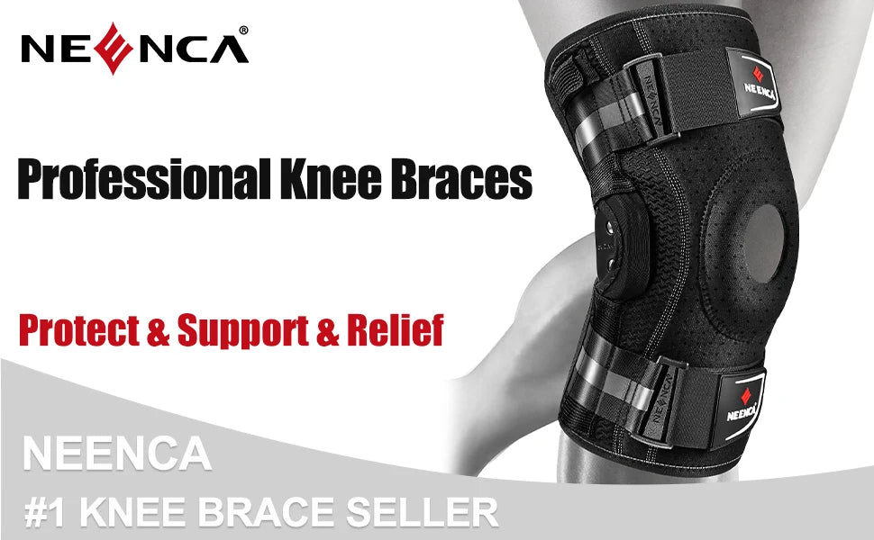 MarkhorAthletics™ Hinged Knee Brace for Knee Pain - Pain Relief