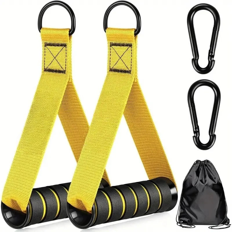 D-Ring Metal Gym Handle – Cable Machine & Resistance Band Attachment