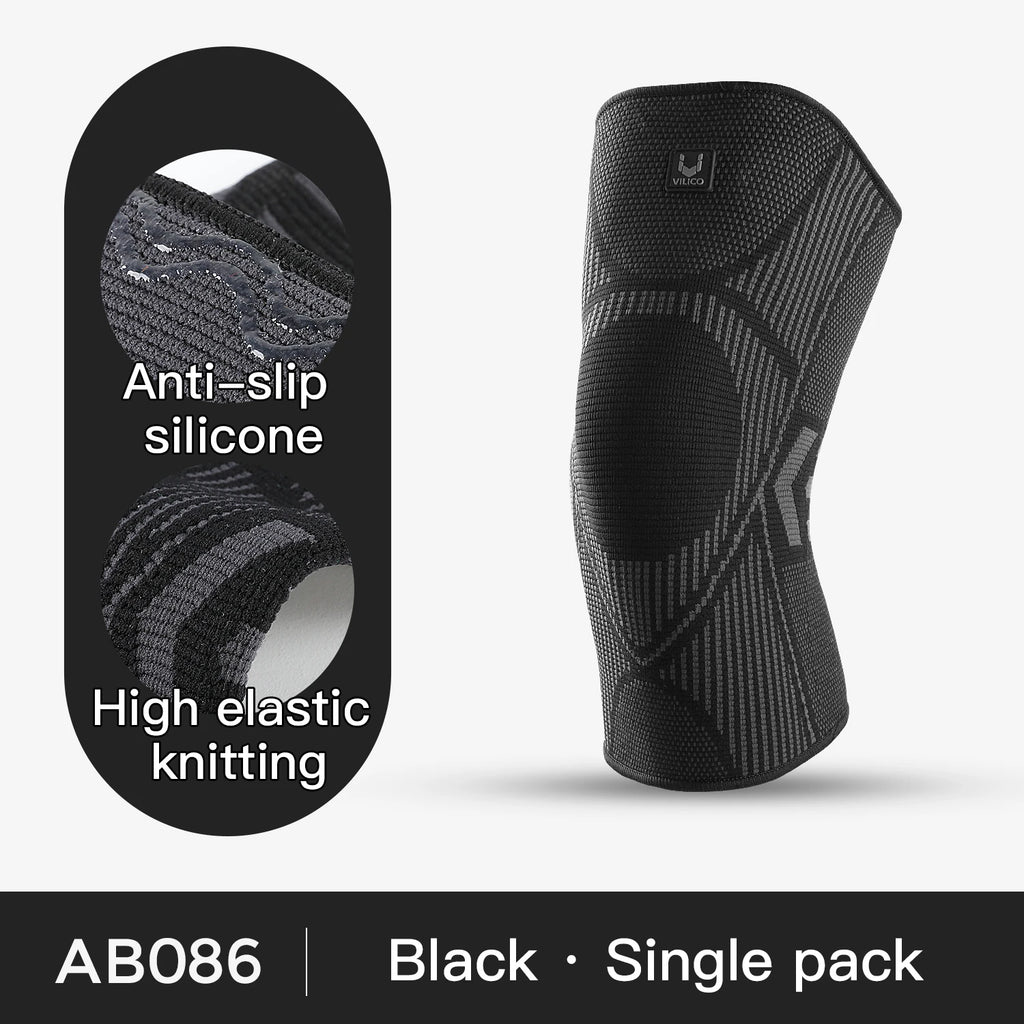Compression Knee Sleeve – Anti-Slip Silicone Support