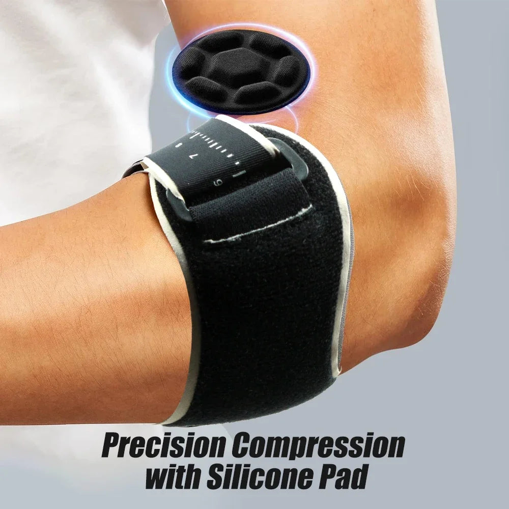 Elbow Support Strap with Gel Pad - Adjustable Fit