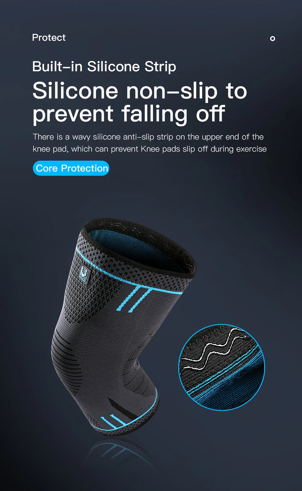 Compression Knee Sleeve – Spring Support Brace
