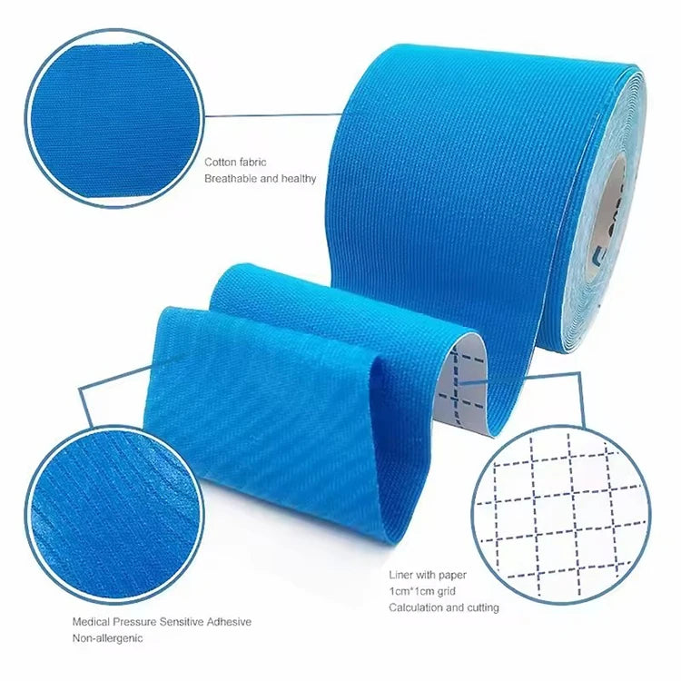 MarkhorAthletics™ 5CMX5M Muscle Recovery Patch - Sports Elastic Tape