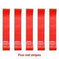 TPE Rubber Resistance Loop Bands - 5-Piece Set with Bag