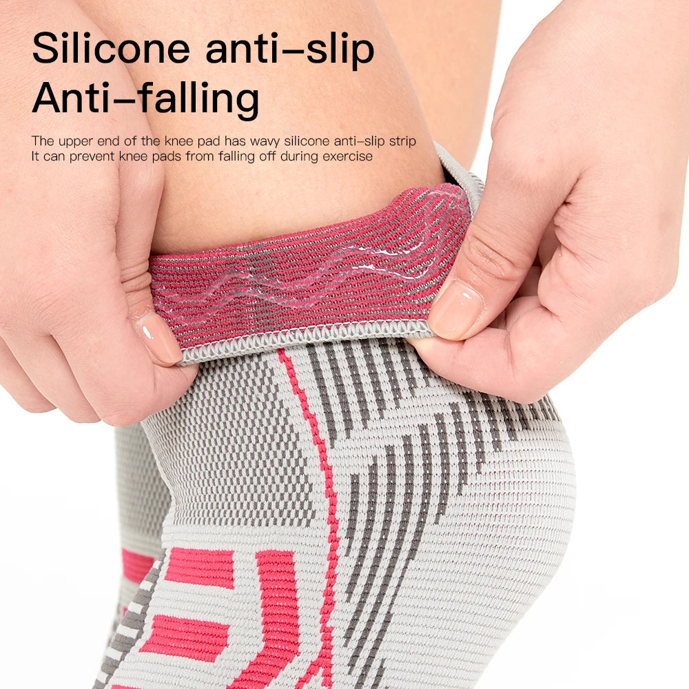 Compression Knee Sleeve – Anti-Slip Silicone Support