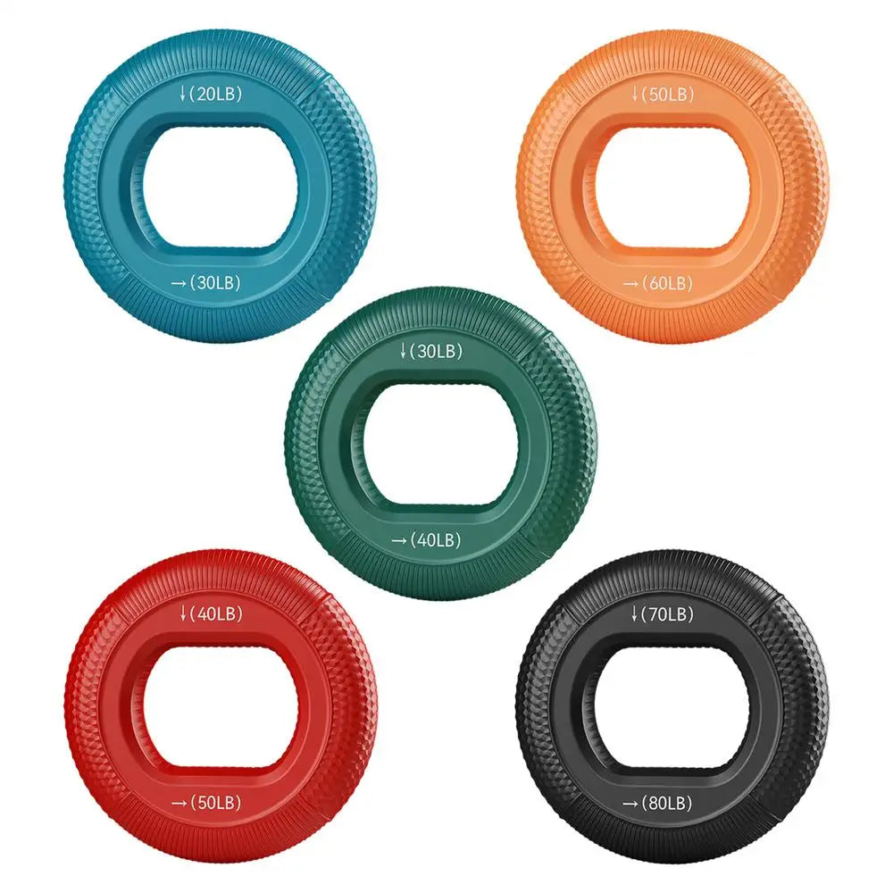 Silicone Grip Strengthening Ring – Adjustable Resistance Hand Exerciser
