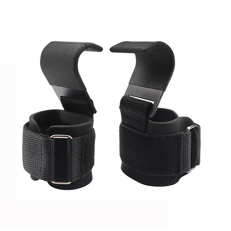 MarkhorAthletics™  Weight Lifting Hook Grips With Wrist Wraps Hand-Bar
