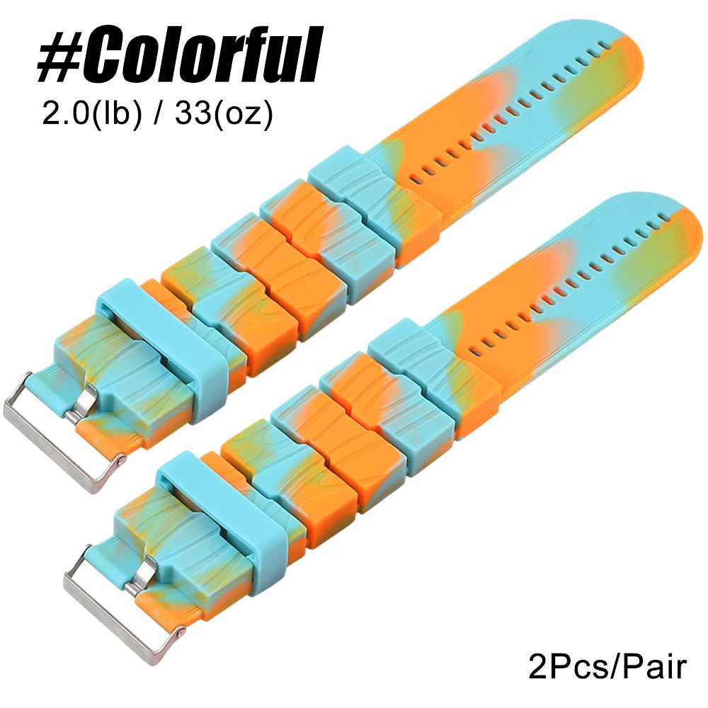 Adjustable Ankle & Wrist Weights – 990g Set