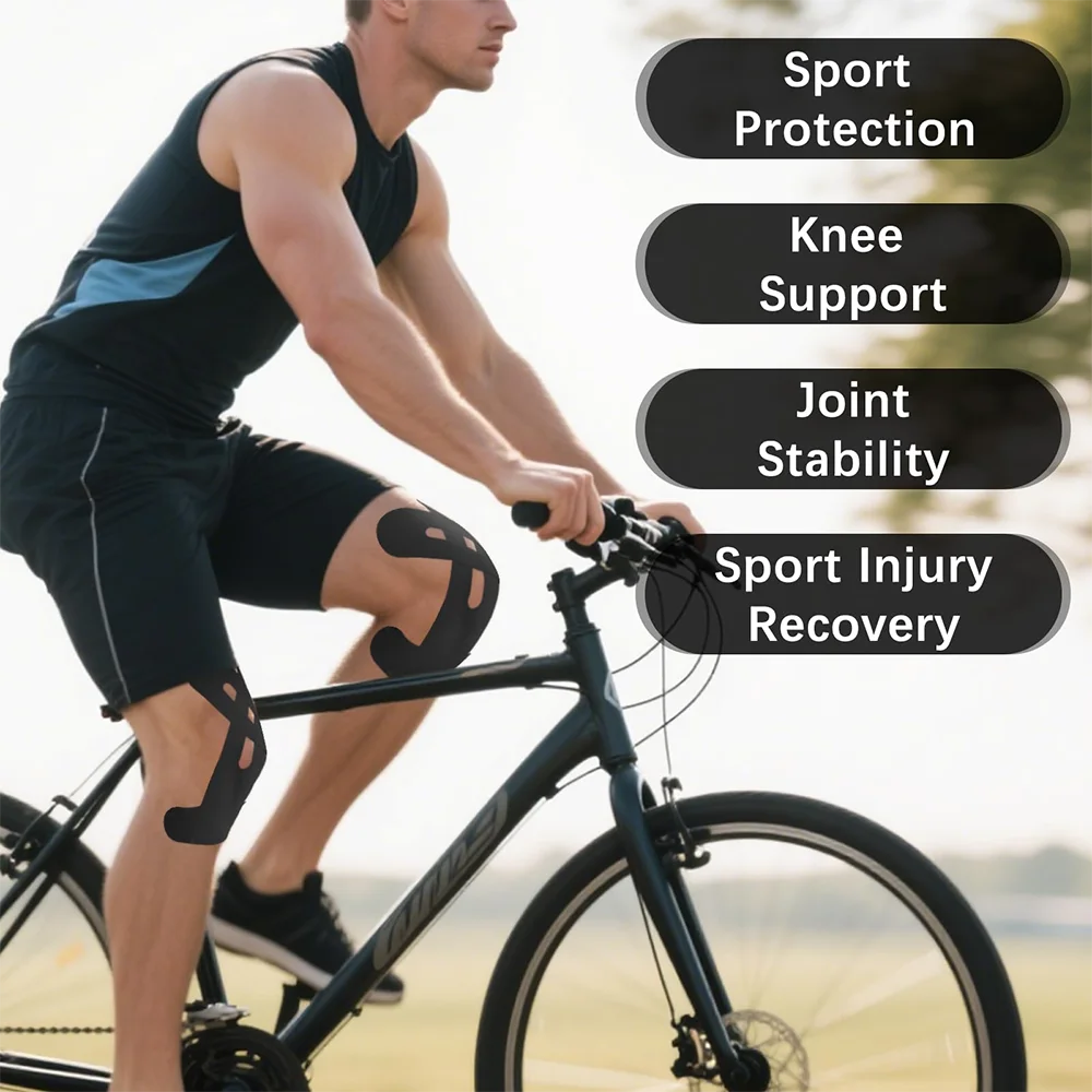 Precut Kinesiology Tape for Knees (10-Pack) – Knee Support Tape