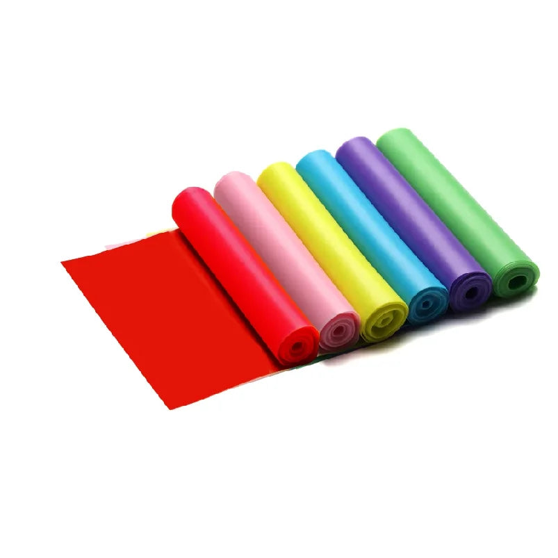 Long Pilates Resistance Band - Stretch Band for Physical Therapy & Yoga