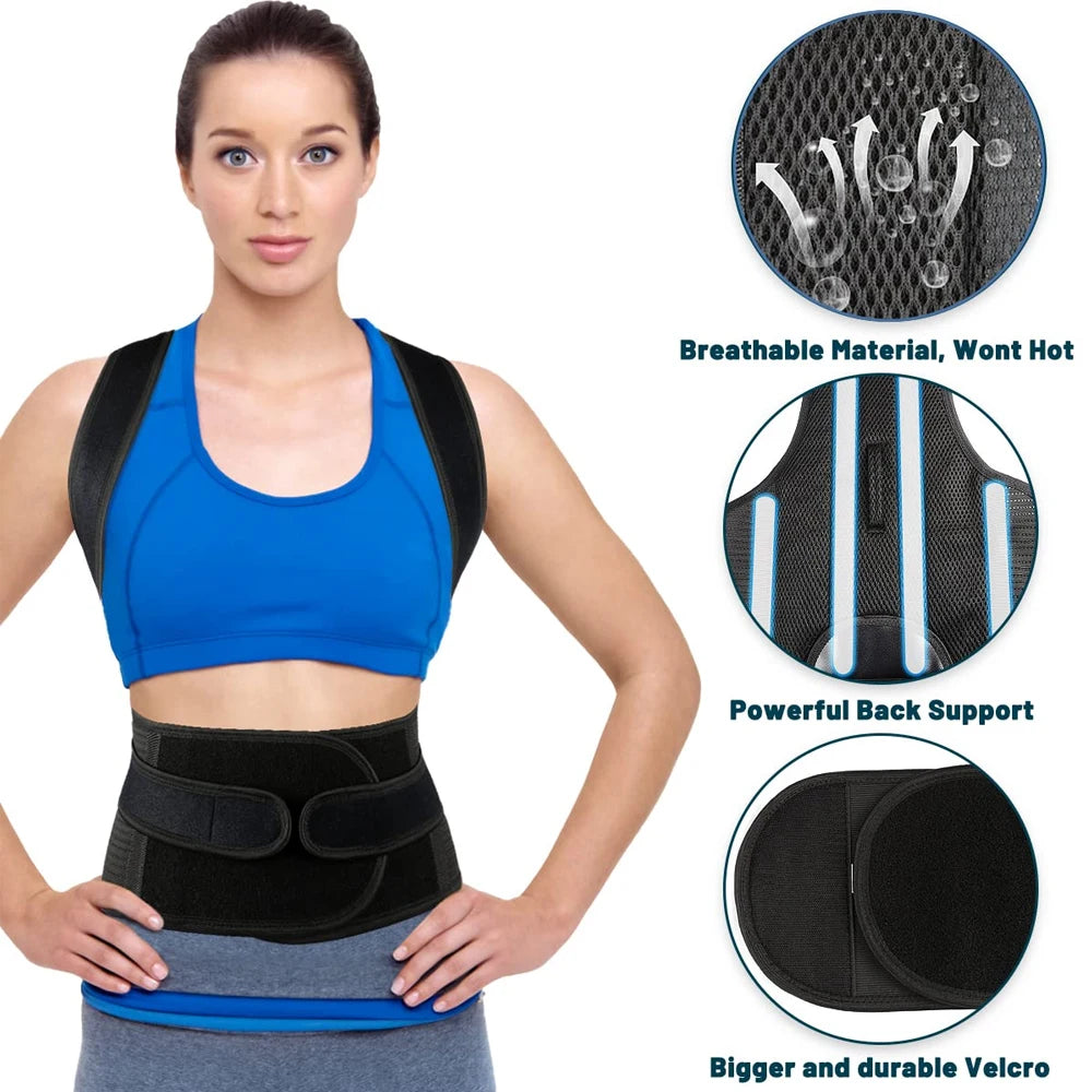 MarkhorAthletics™ Back Brace Posture Corrector