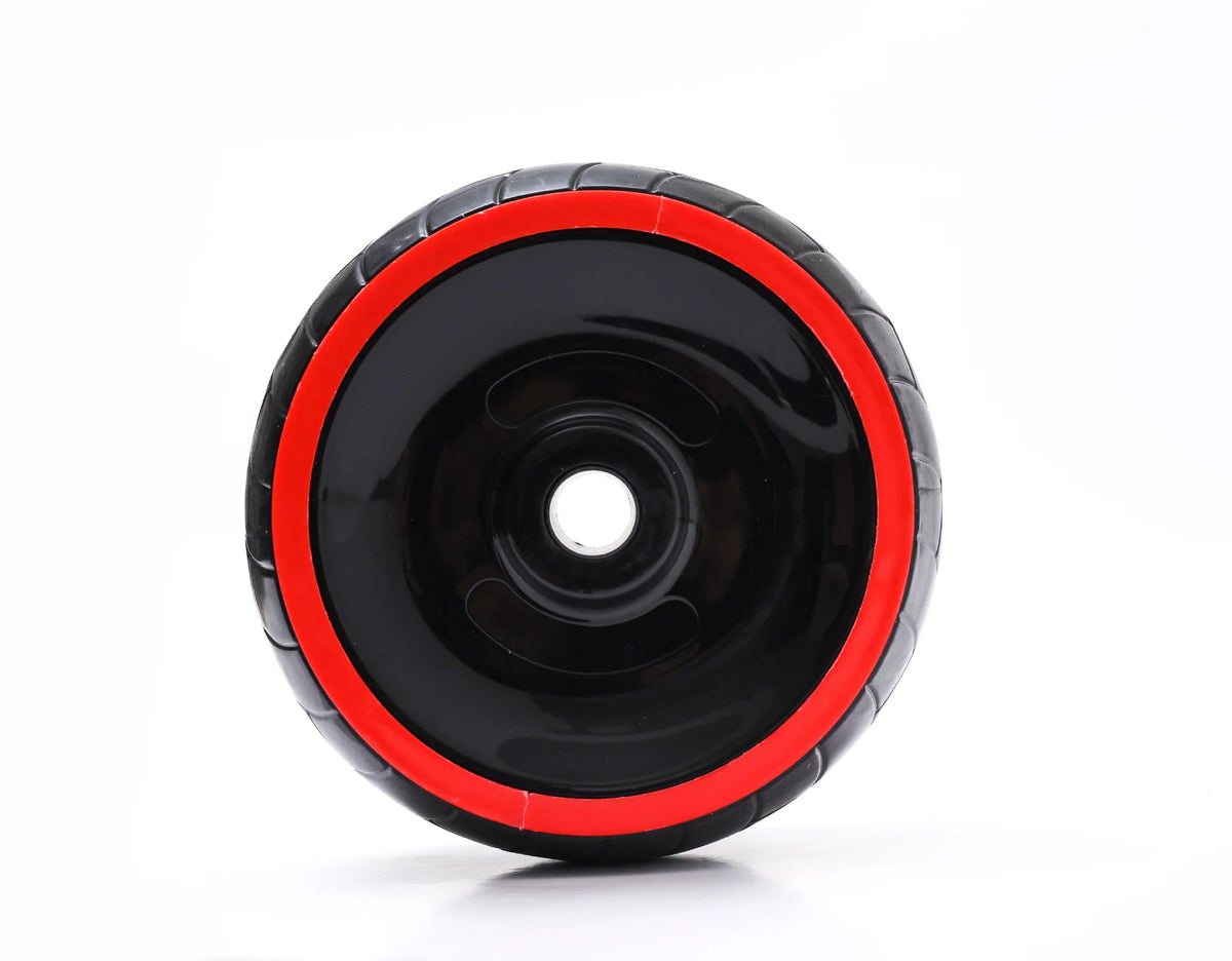 Single Wheel Ab Roller - Core Strength Trainer with Non-Slip Grips