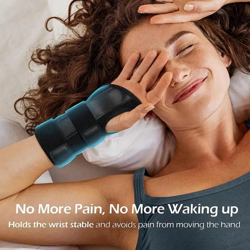 Wrist Stabilizer Brace with 3 Rigid Stays - Adjustable Support Splint