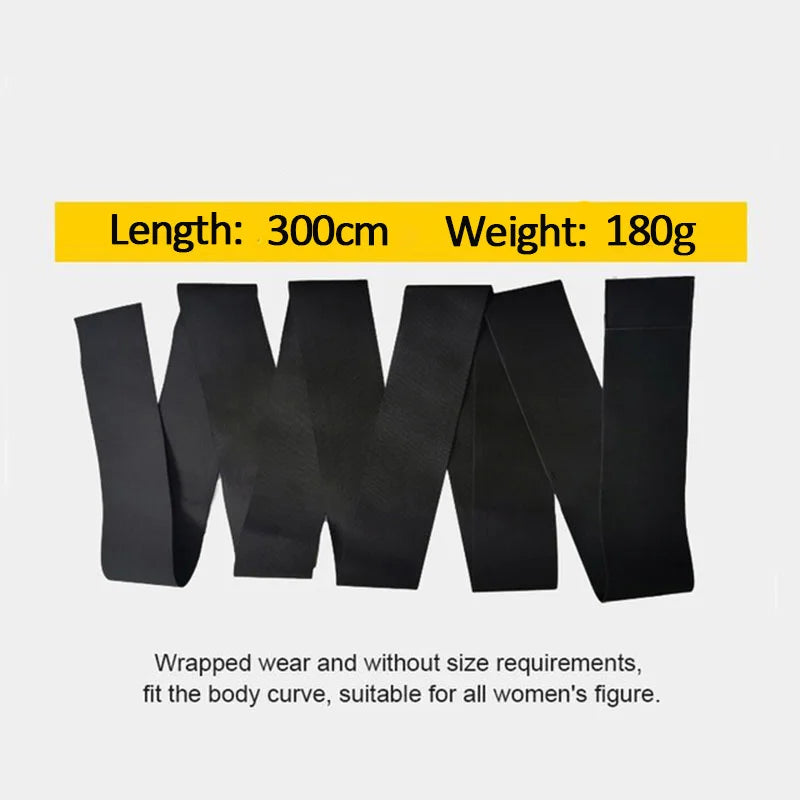 Waist Bandage Wrap Trainer - Firm Compression Tummy Wrap Belt