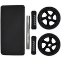Double Wheel Ab Roller - 15cm Wheels with Knee Mat