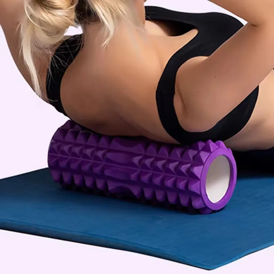 EVA Foam Roller 30cm - Textured Muscle Roller for Back Pain Relief