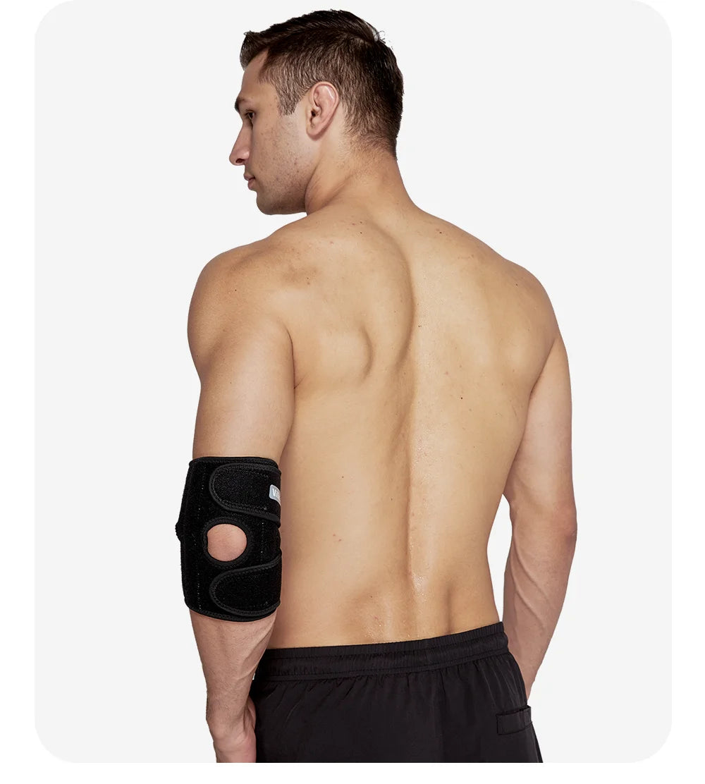 MarkhorAthletics™ 1 Piece Adjustable Elbow Support Brace