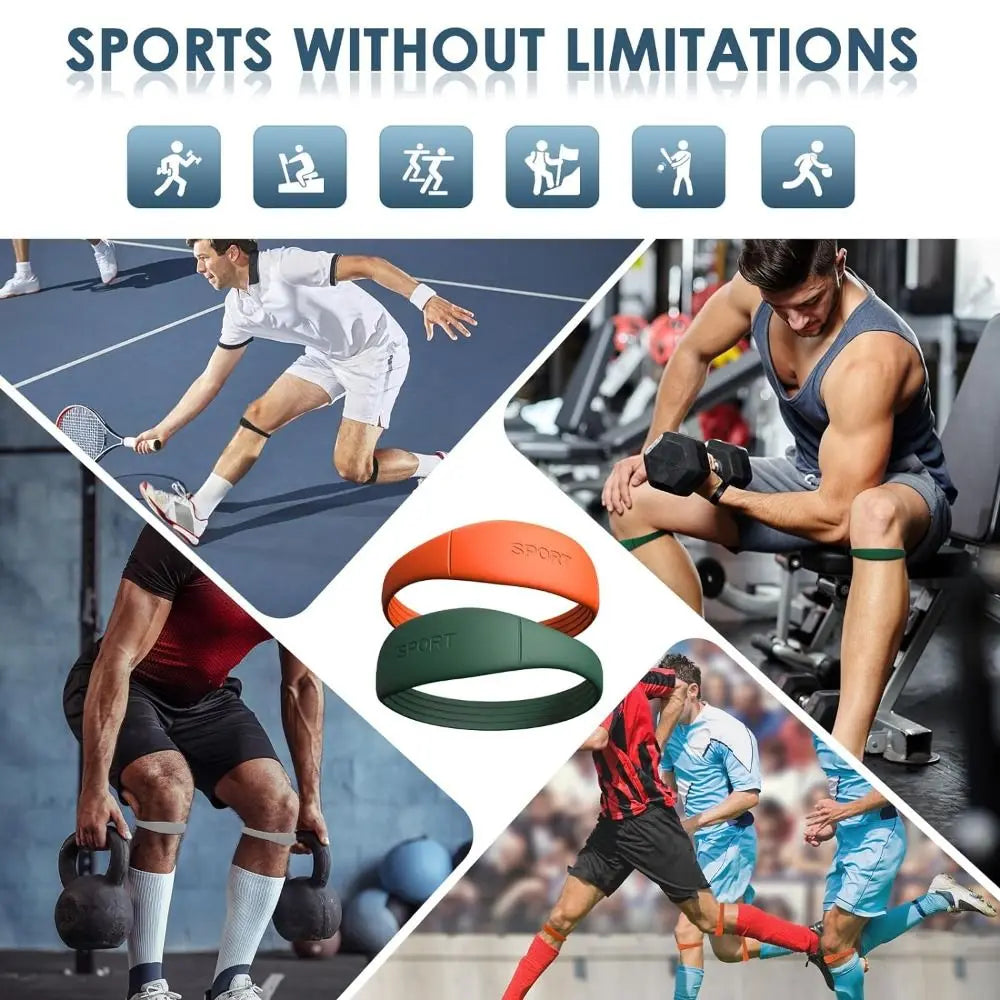 Silicone Patella Tendon Strap - Adjustable Support Band