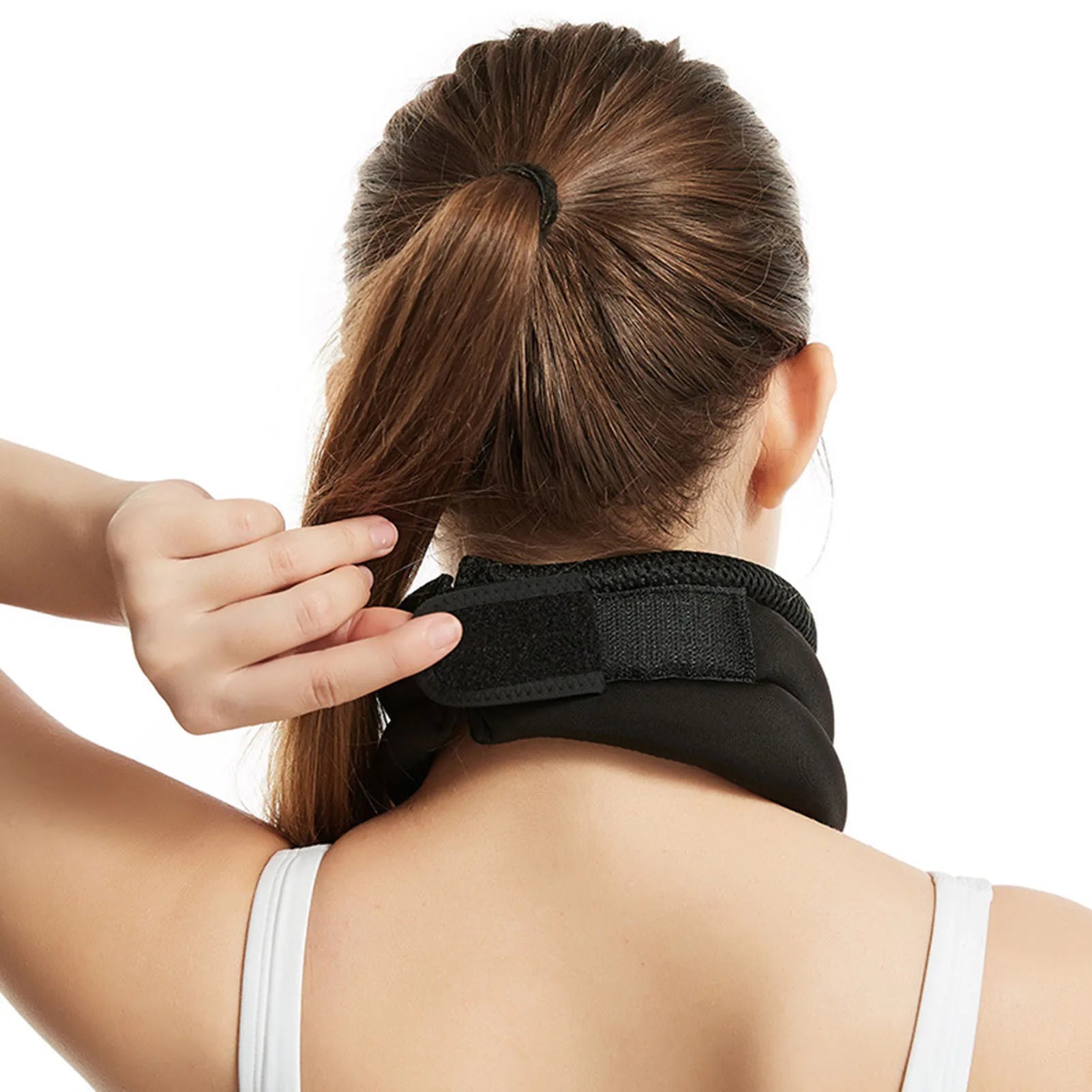 MarkhorAthletics™ Neck Brace for Neck Pain and Support Adjustable Relieves Pressure