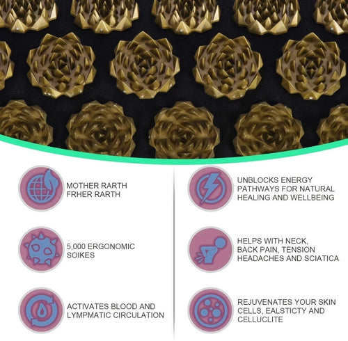MarkhorAthletics™ Acupressure Yoga Mat