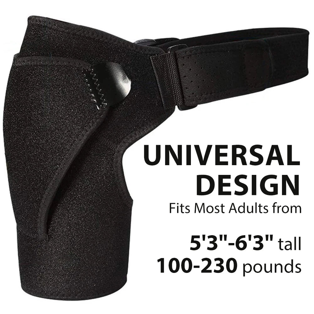 Adjustable Shoulder Support Brace - Compression Sleeve for Men & Women