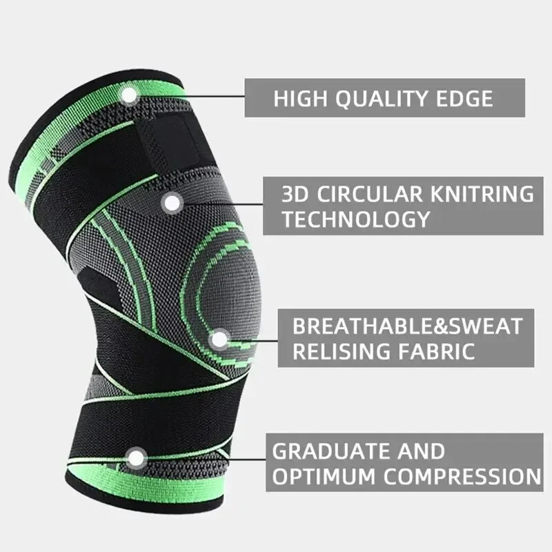 Adjustable Knee Compression Sleeve - Running & Workout Support
