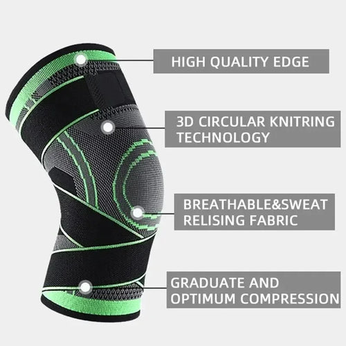 Adjustable Knee Compression Sleeve - Running & Workout Support