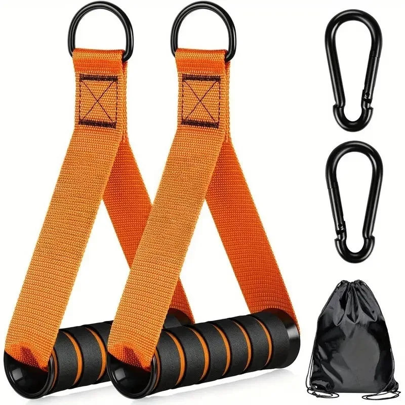 D-Ring Metal Gym Handle – Cable Machine & Resistance Band Attachment