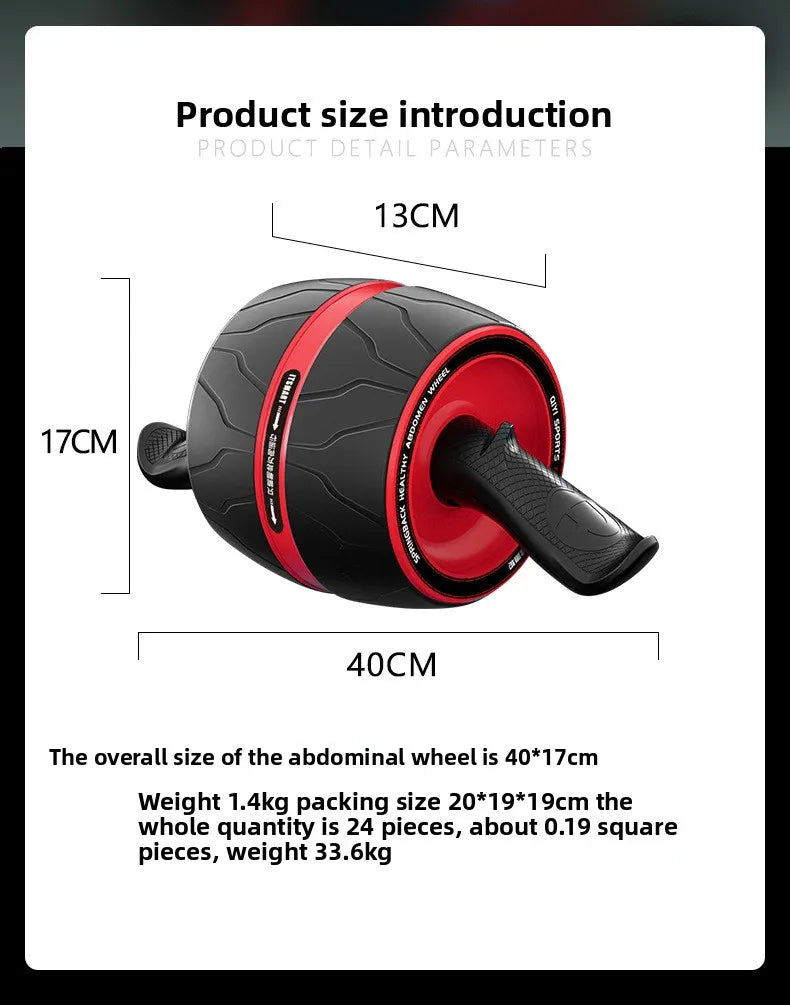 MarkhorAthletics™ Rebound Ab Roller Knee Mat - Home Gym Fitness Equipment for Core Strength Training Belly Wheel Workout