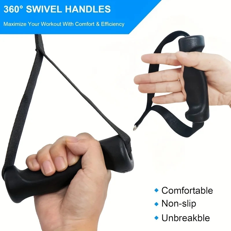 2-Pack Ergonomic Cable Machine Handles - Resistance Band Grips