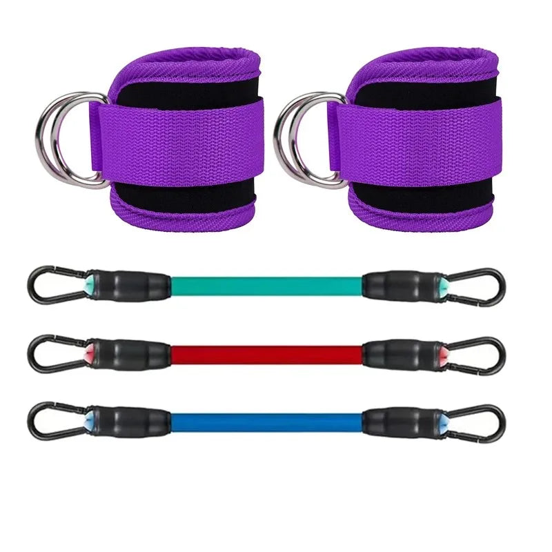 Ankle & Hip Resistance Bands – Booty Band Set with Ankle Straps