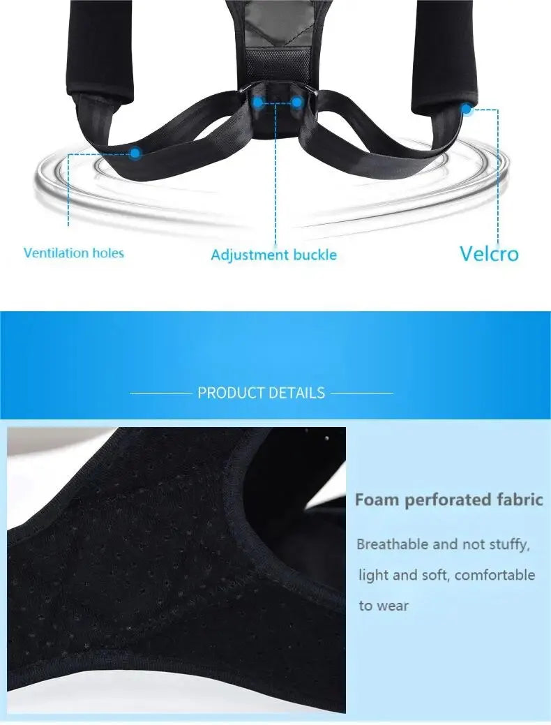 MarkhorAthletics™ Back Posture Correction Belt Hunchback Prevention
