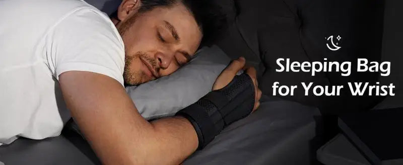 Wrist Stabilizer Brace with 3 Rigid Stays - Adjustable Support Splint