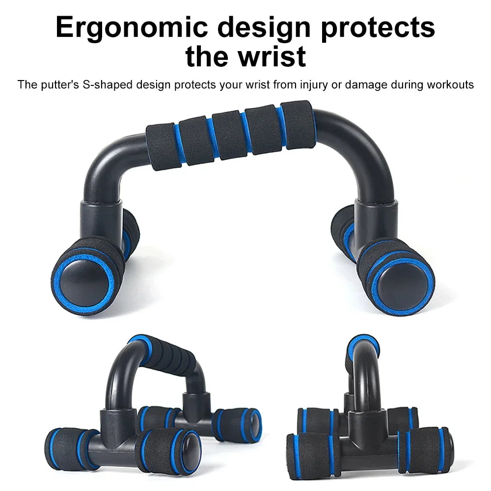 MarkhorAthletics™ 1 pair U-shaped Push-up Rack Fitness Equipment