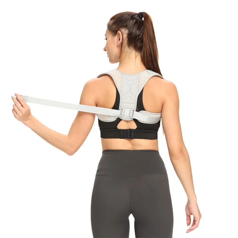 MarkhorAthletics™ Adjustable Back Posture Corrector Neck Brace