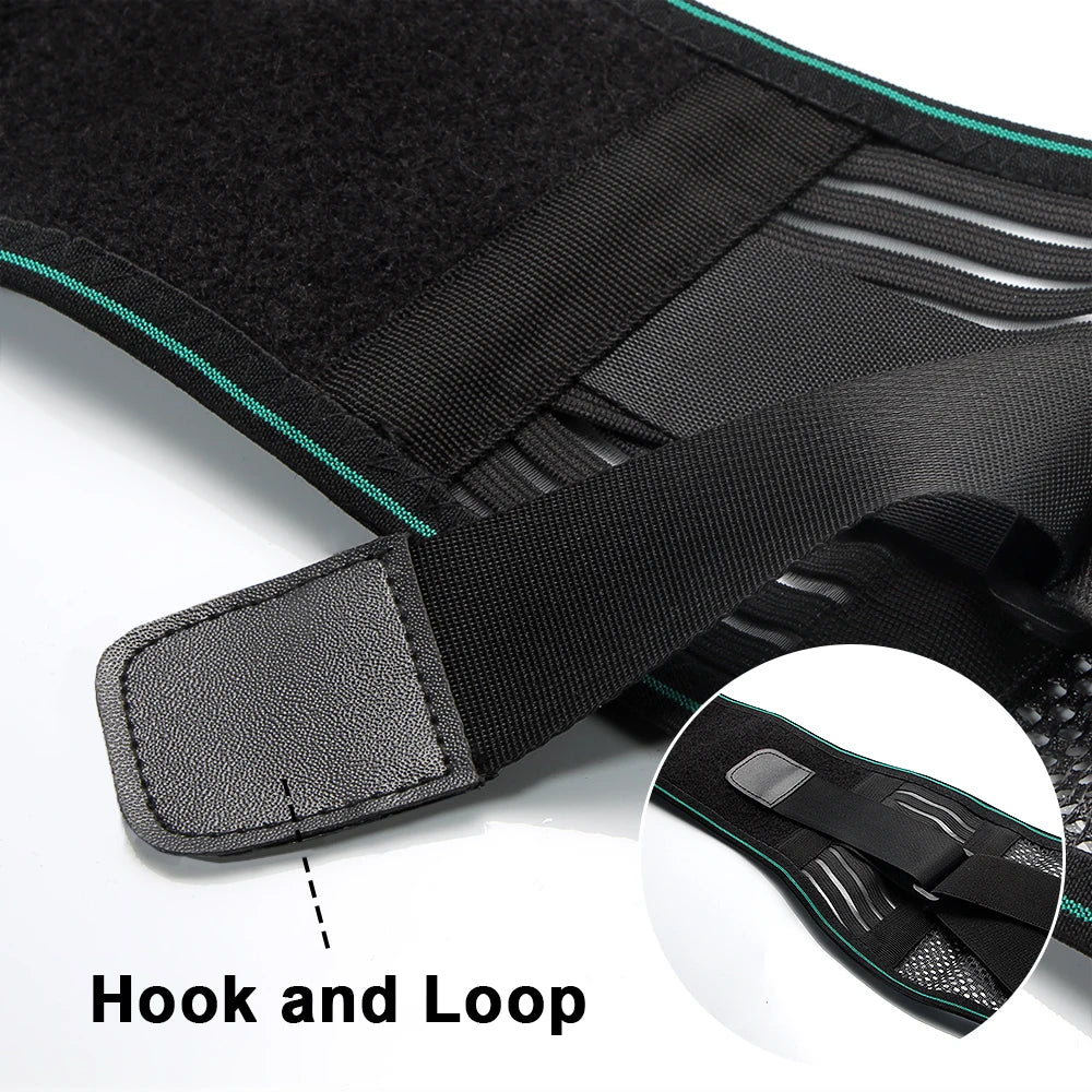 Adjustable Lumbar Support Brace - Dual-Strap Compression, Breathable