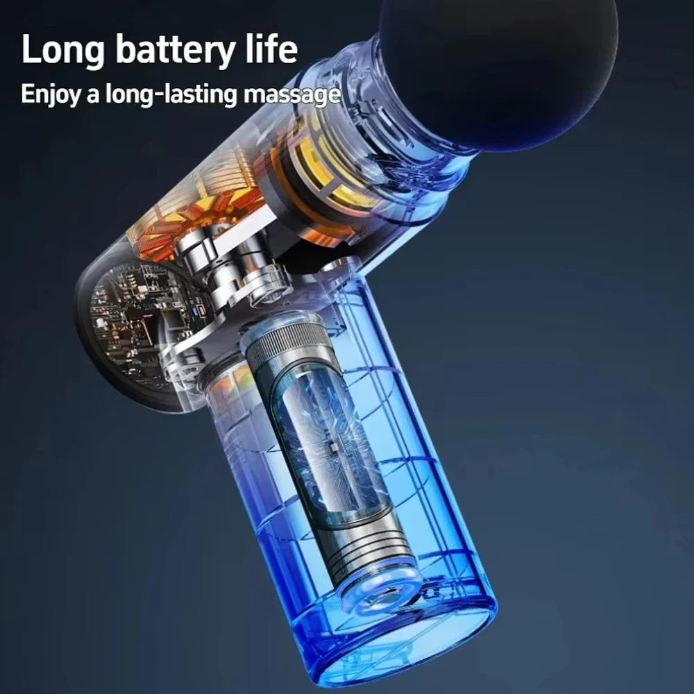 6-Speed Percussion Massage Gun - LED Display Muscle Massager