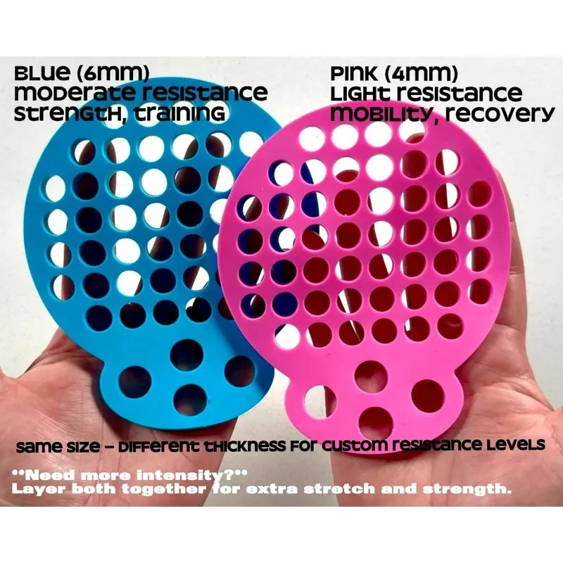 Silicone Hand Grip Strengthener – Finger & Forearm Exerciser Set