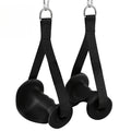 Long Ergonomic Cable Machine Handles - Tricep Strap Attachment