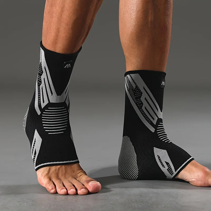 Ankle Joint Stabilizer Compression Sleeve - Sports Support for Men & Women