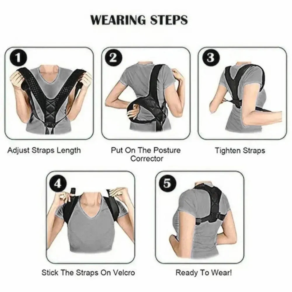MarkhorAthletics™ Back Posture Correction Belt Hunchback Prevention