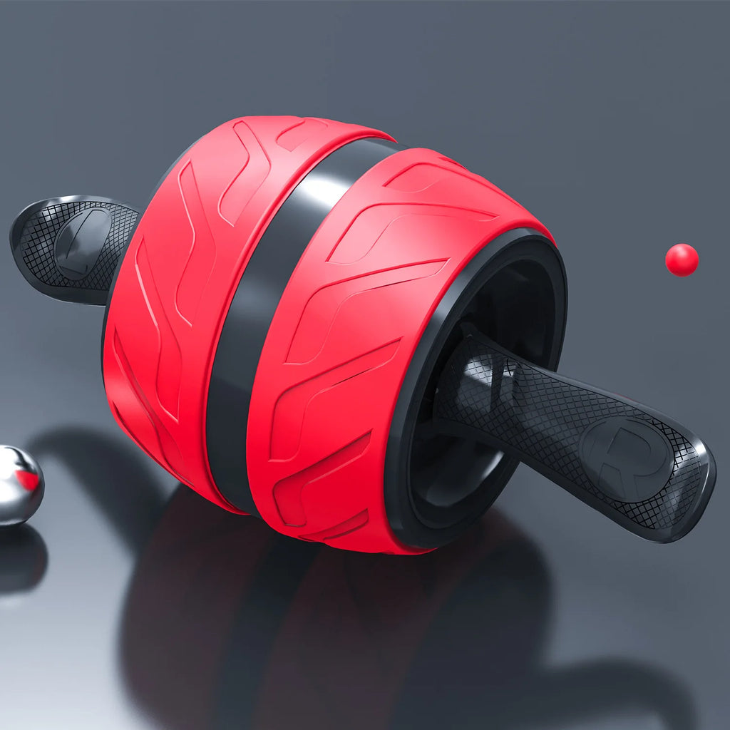 Rebound Ab Roller - Wide Wheel Core Trainer with Knee Mat