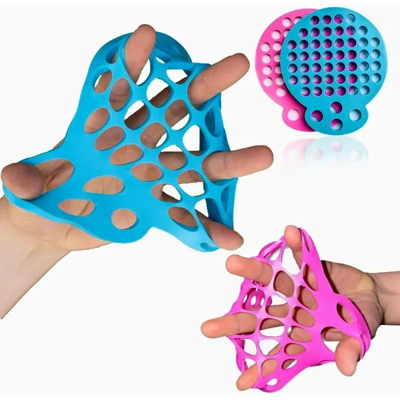Silicone Hand Grip Strengthener – Finger & Forearm Exerciser Set