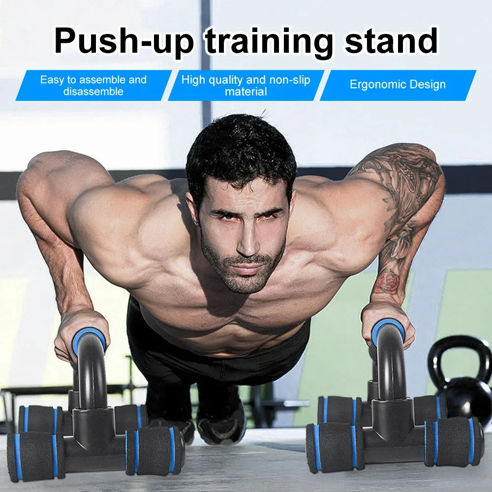 MarkhorAthletics™ 1 pair U-shaped Push-up Rack Fitness Equipment