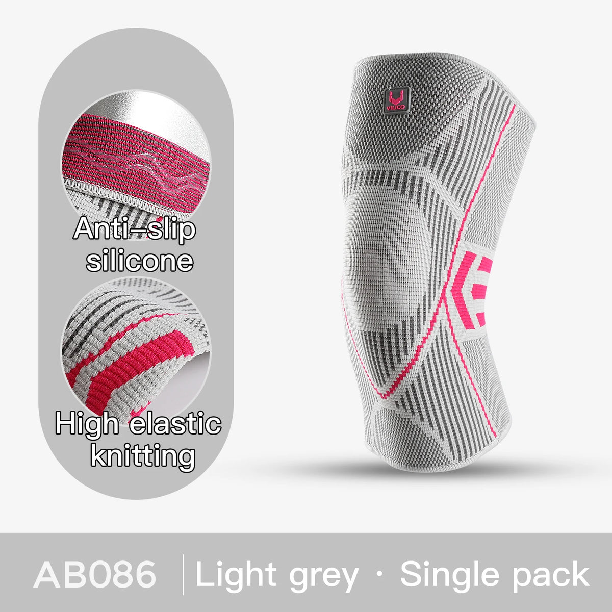 Compression Knee Sleeve – Anti-Slip Silicone Support