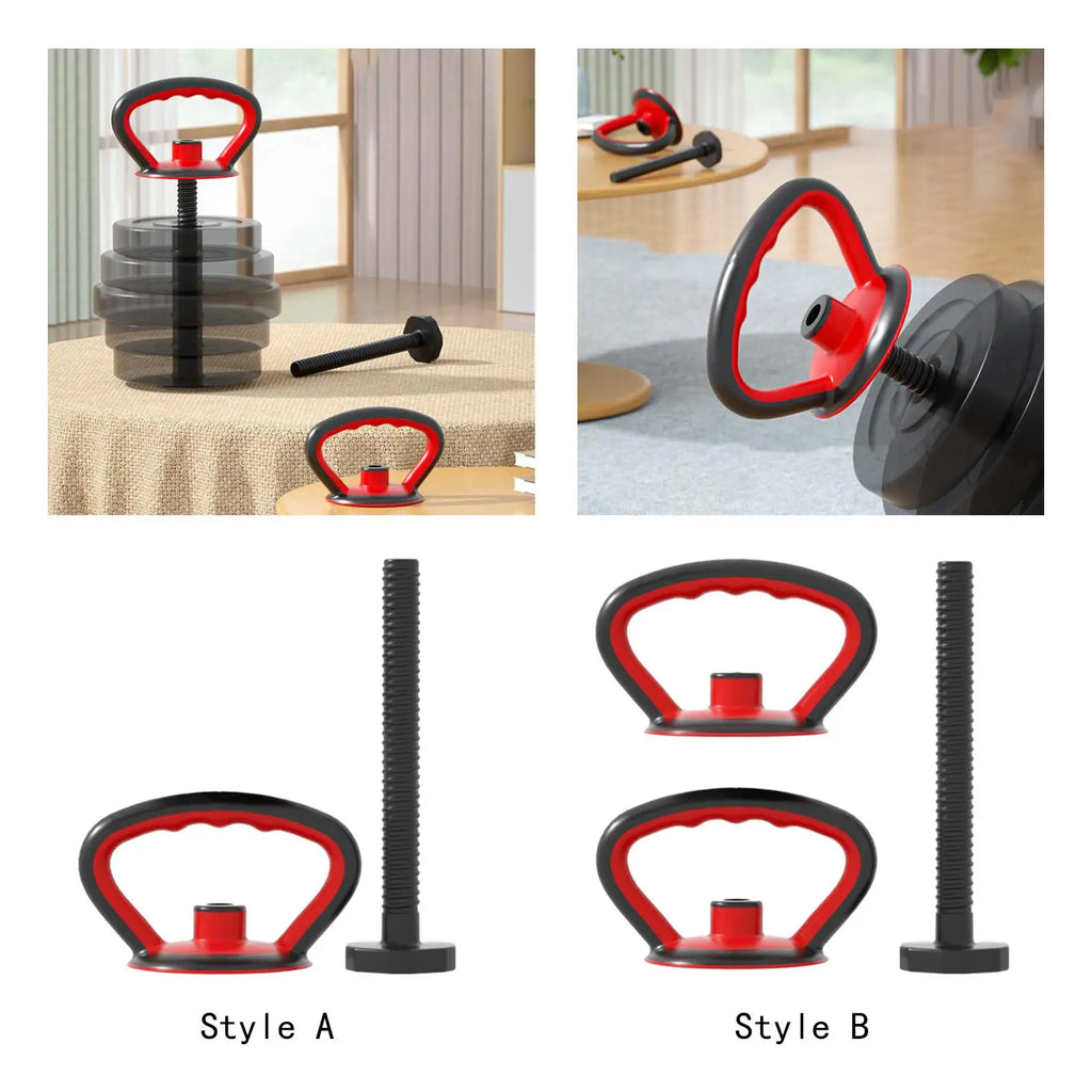 Portable Kettlebell Handle – Adjustable Weight Plate Grip