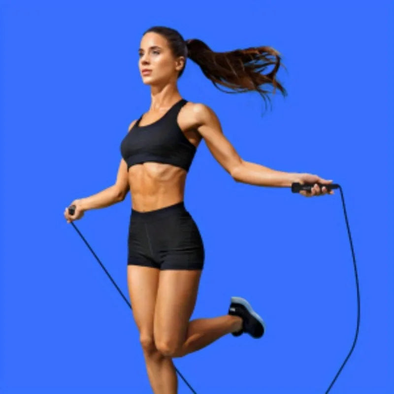 Adjustable Skipping Rope – PVC Jump Rope for Cardio Training