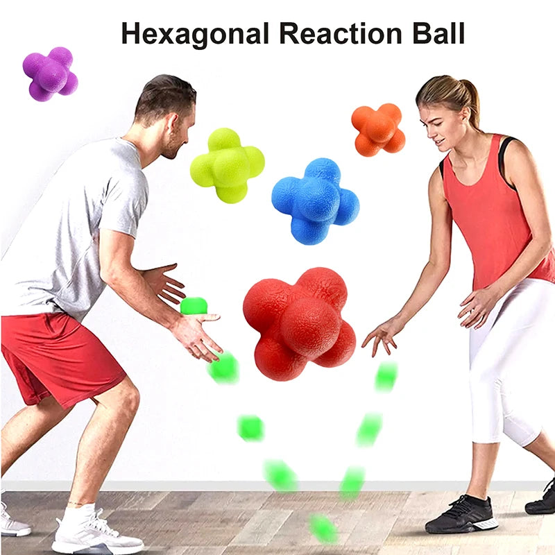 Hexagon Reaction Ball – Agility & Reflex Training Ball
